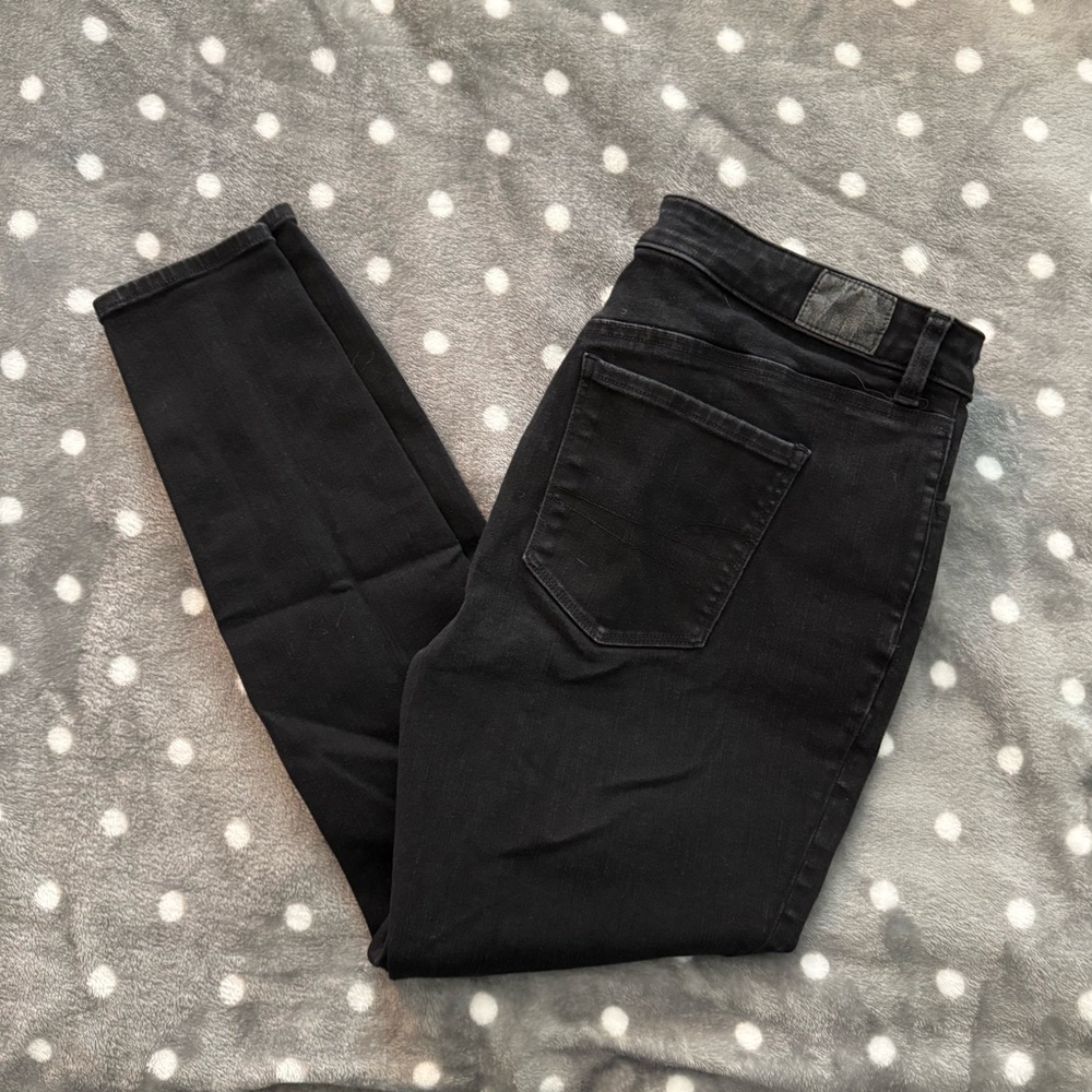 American Eagle Outfitters Black Dream Stretch Skinny Jeans